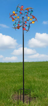 Aurora Leaf Wind Spinner - Front View