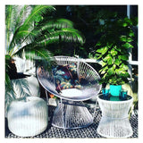 Cushion Cover-With Piping-Palm Trees Black-60cm x 60cm - Extra Image