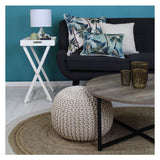 Cushion Cover-With Piping-Palm Trees Lagoon-35cm x 50cm - 45-Degree Angle