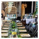 Cushion Cover-With Piping-Palm Trees Lagoon-60cm x 60cm - Extra Image