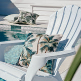 Cushion Cover-With Piping-Palm Trees Natural-45cm x 45cm - Extra Image