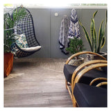 Cushion Cover-With Piping-Palm Trees Natural-60cm x 60cm - Extra Image