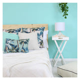 Cushion Cover-With Piping-Palm Trees Natural-60cm x 60cm - Low Angle
