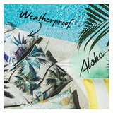 Cushion Cover-With Piping-Palm Trees Natural-60cm x 60cm - Extra Image