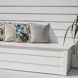 Cushion Cover-Coastal Fringe Natural-Solid Natural-45cm x 45cm - Front View