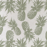 Cushion Cover-With Piping-Pineapples Sage-45cm x 45cm - Front View