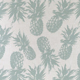 Cushion Cover-With Piping-Pineapples Seafoam-45cm x 45cm - Front View