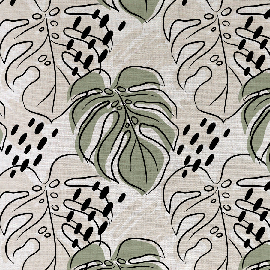 Cushion Cover-With Piping-Rainforest Sage-45cm x 45cm