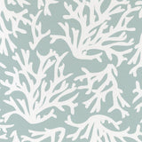 Cushion Cover-With Piping-Coastal Coral Seafoam-60cm x 60cm - Top-Down View