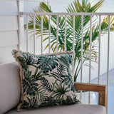 Cushion Cover-Coastal Fringe-Boracay-60cm x 60cm - Top-Down View