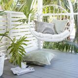 Cushion Cover-Coastal Fringe Natural-Seminyak Smoke-35cm x 50cm