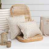 Cushion Cover-Coastal Fringe- Safari- 35cm x 50cm - Front View
