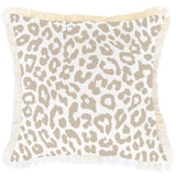 Cushion Cover-Coastal Fringe- Safari-45cm x 45cm
