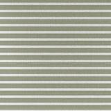 Cushion Cover-Coastal Fringe Natural-Hampton Stripe Sage-35cm x 50cm - Side View