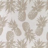 Cushion Cover-Coastal Fringe Natural-Pineapples Beige-35cm x 50cm - Side View