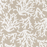 Cushion Cover-Coastal Fringe Natural-Coastal Coral Beige-35cm x 50cm - Top-Down View