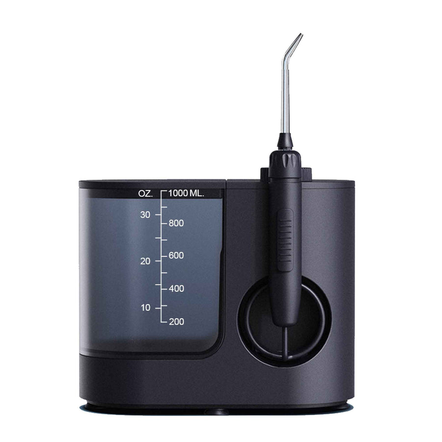 Orku 1000ml Water Flosser Electric Oral Irrigator - Adjustable Pressure Black, Adjustable