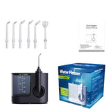 Orku 1000ml Water Flosser Electric Oral Irrigator - Adjustable Pressure Black - Side View