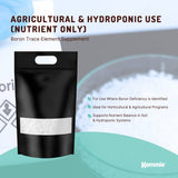 Kemmie 5Kg Boric Acid Powder 99.9% Pure - Soluble Orthoboric Acid H3BO3 - Top-Down View