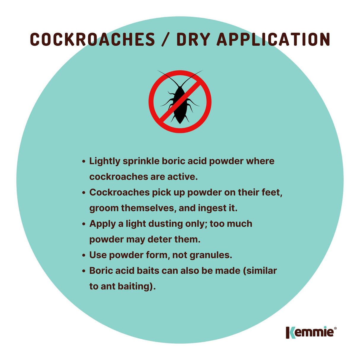 10kg Boric Acid Powder High Purity Fully Soluble Granule Pest Ant Cockroaches