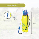 10L Pressure Sprayer - Knapsack Garden Pump For Liquids - Yard Weed Plants - Top-Down View