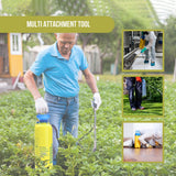 10L Pressure Sprayer - Knapsack Garden Pump For Liquids - Yard Weed Plants - Close-Up Angle