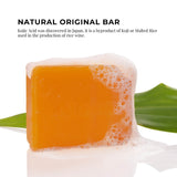 1x 135g Kojie San Soap Bar - Skin Lightening Kojic Acid Natural Original - 45-Degree Angle