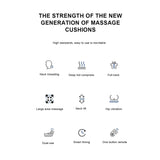 Massager Cushion - Chair Seat Kneading Shiatsu Heat Massage Portable Car - Extra Image