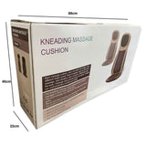 Massager Cushion - Chair Seat Kneading Shiatsu Heat Massage Portable Car - Rear View