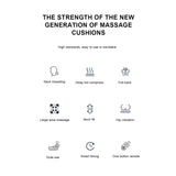 Massager Cushion - Chair Seat Kneading Shiatsu Heat Massage Portable Car - Extra Image