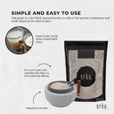 1Kg Organic Fine Diatomaceous Earth - Food Grade Fossil Shell Flour Powder - Rear View