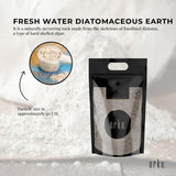 10Kg Organic Fine Diatomaceous Earth - Food Grade Fossil Shell Flour Powder - Top-Down View