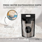 22.6Kg Organic Fine Diatomaceous Earth - Food Grade Fossil Shell Flour Powder - Top-Down View