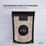 400g Micronized Volcamin Clinoptilolite Zeolite Powder - Pure Natural Mineral Supplement - Front View