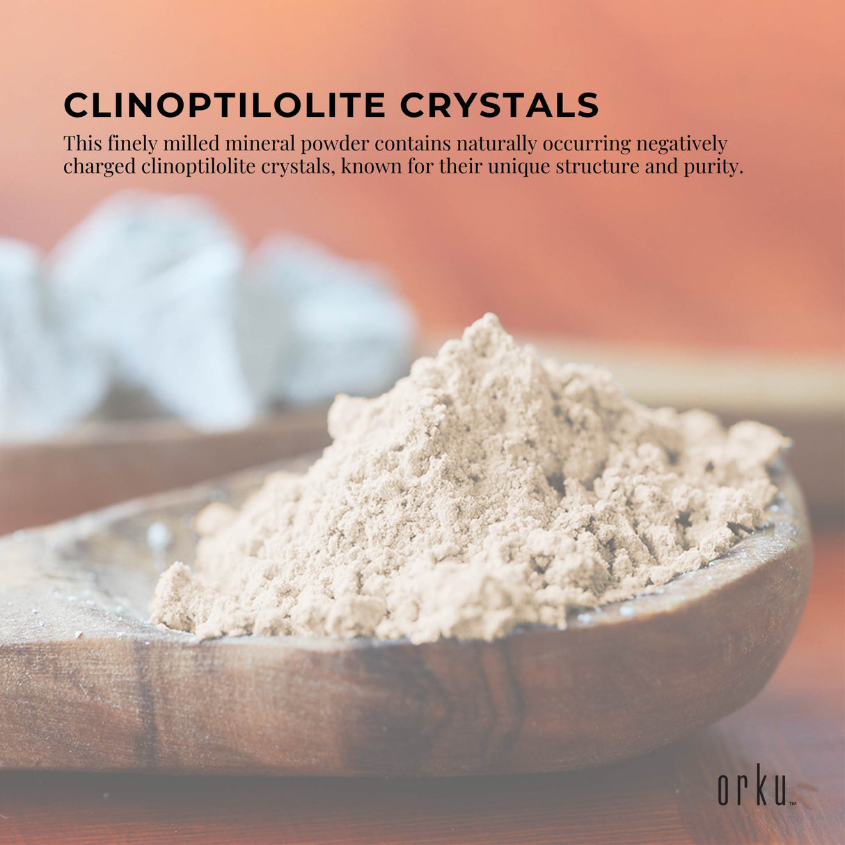 400g Micronized Volcamin Clinoptilolite Zeolite Powder - Pure Natural Mineral Supplement