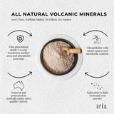 400g Micronized Volcamin Clinoptilolite Zeolite Powder - Pure Natural Mineral Supplement - 45-Degree Angle