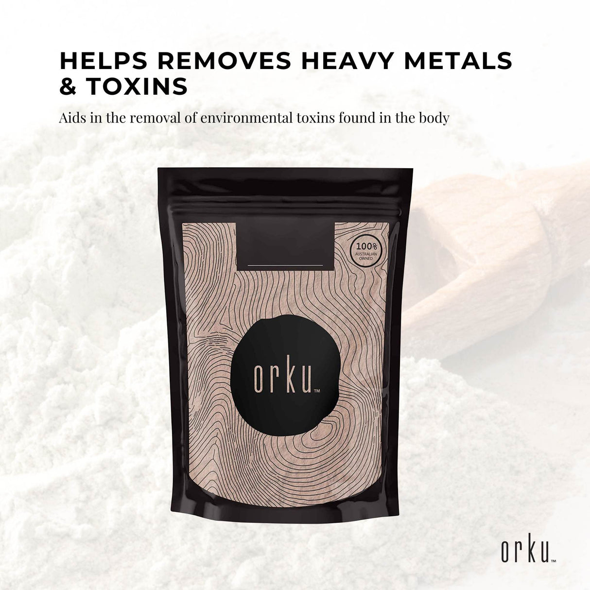 2Kg Micronized Volcamin Clinoptilolite Zeolite Powder for Enhanced Cellular Support