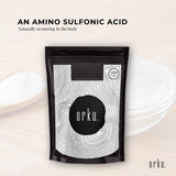 1Kg Pure L-Taurine Powder - Pharmaceutical Grade Amino Acid Dietary Supplement - Top-Down View