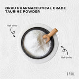 1Kg Pure L-Taurine Powder - Pharmaceutical Grade Amino Acid Dietary Supplement - 45-Degree Angle