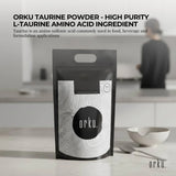Orku Bulk 10Kg Taurine Powder High Purity L-Taurine Amino Acid Ingredient - Front View