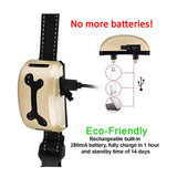 Dog Bark Collar - Sound and Vibration Automatic USB Rechargeable Training Device - Low Angle
