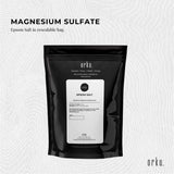 Orku 1Kg Epsom Salt - Magnesium Sulphate Bath Salts For Skin Body Sulfate - Side View