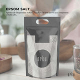 Orku 5Kg Epsom Salt - Magnesium Sulphate Bath Salts For Skin Body Sulfate - Front View