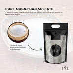 Orku 10Kg Epsom Salt - Magnesium Sulphate Bath Salts For Skin Body Sulfate