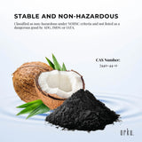 Orku 10g Activated Carbon Powder Coconut Charcoal - Water Filtration - 45-Degree Angle