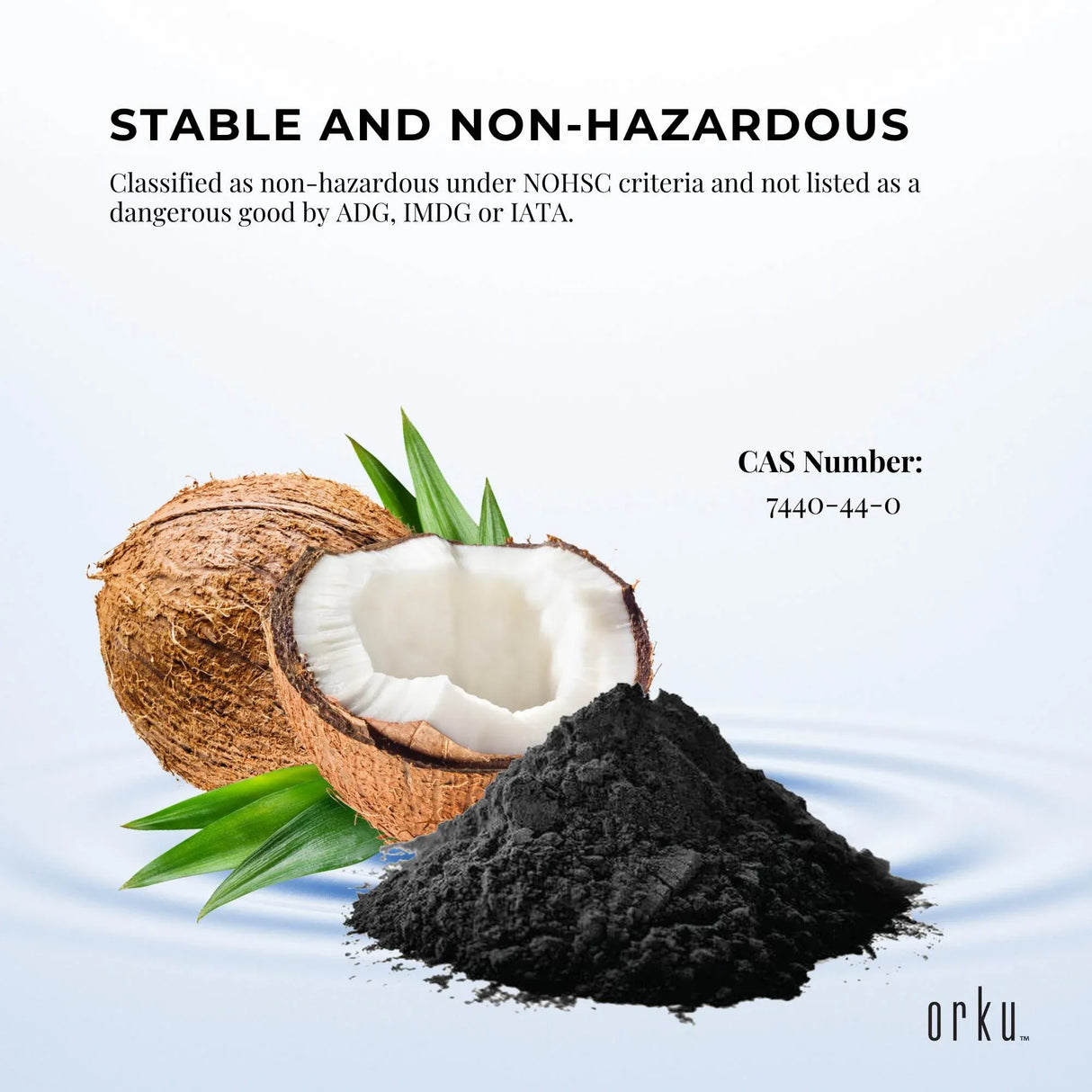 Orku 5Kg Activated Carbon Powder Coconut Charcoal - Water Filtration