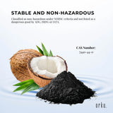 Orku 5Kg Activated Carbon Powder Coconut Charcoal - Water Filtration - 45-Degree Angle