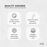 Orku 5Kg Activated Carbon Powder Coconut Charcoal - Water Filtration - Low Angle