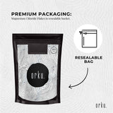 100g Magnesium Chloride Flakes Hexahydrate - Organic USP Food Grade Bath Salt - Close-Up Angle