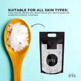 Orku 20Kg Magnesium Chloride Flakes Hexahydrate - FCC USP Spec Bath Salts - Close-Up Angle